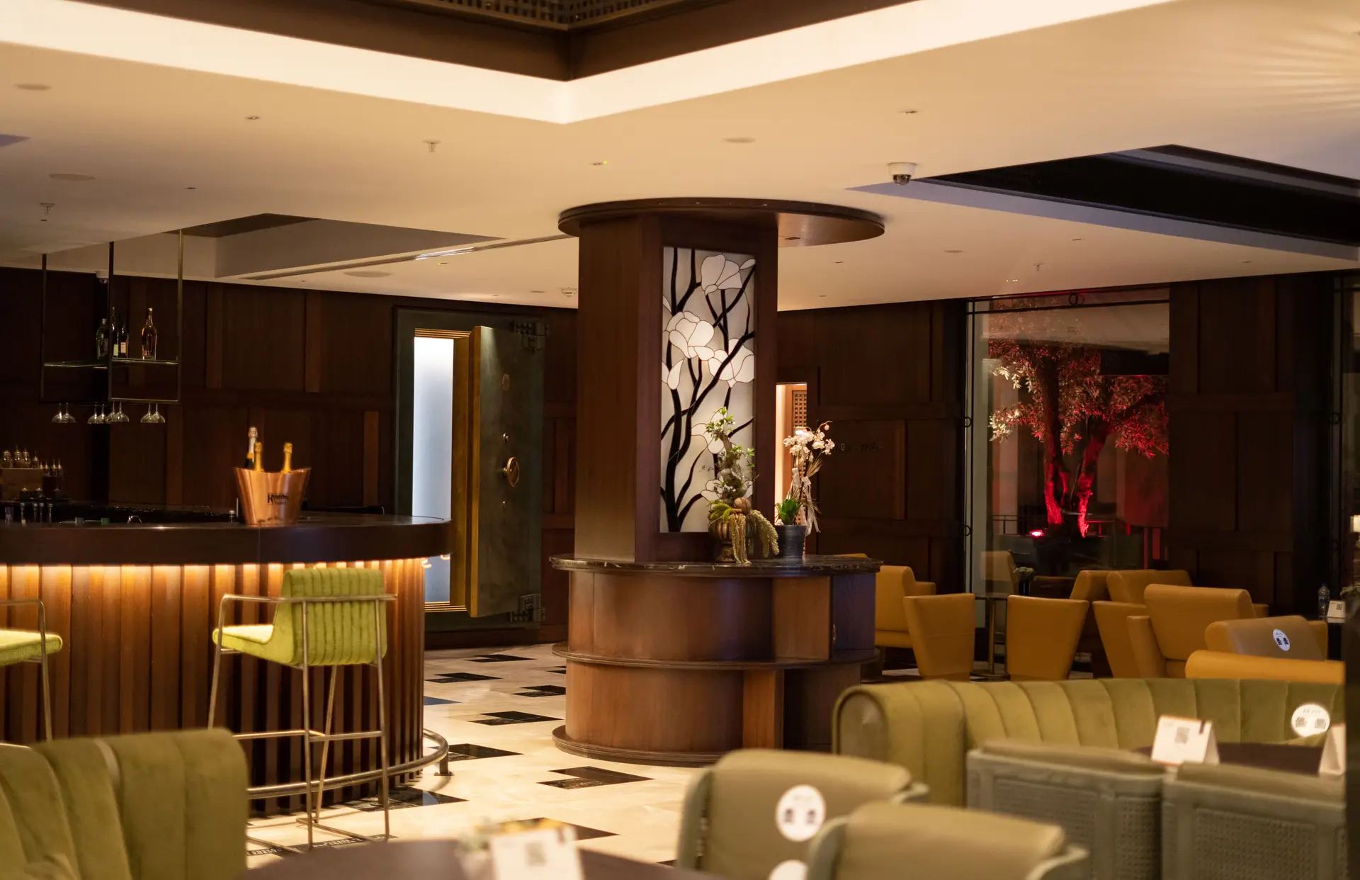 Luxurious hotel suite overlooking Sydney